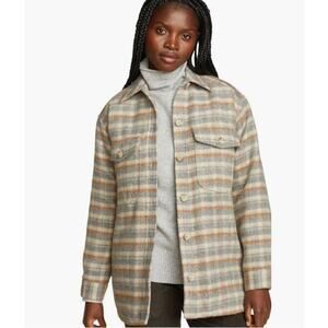 Eddie Bauer Peninsula Shirt Jacket Butterscotch Women's Large NEW NWT